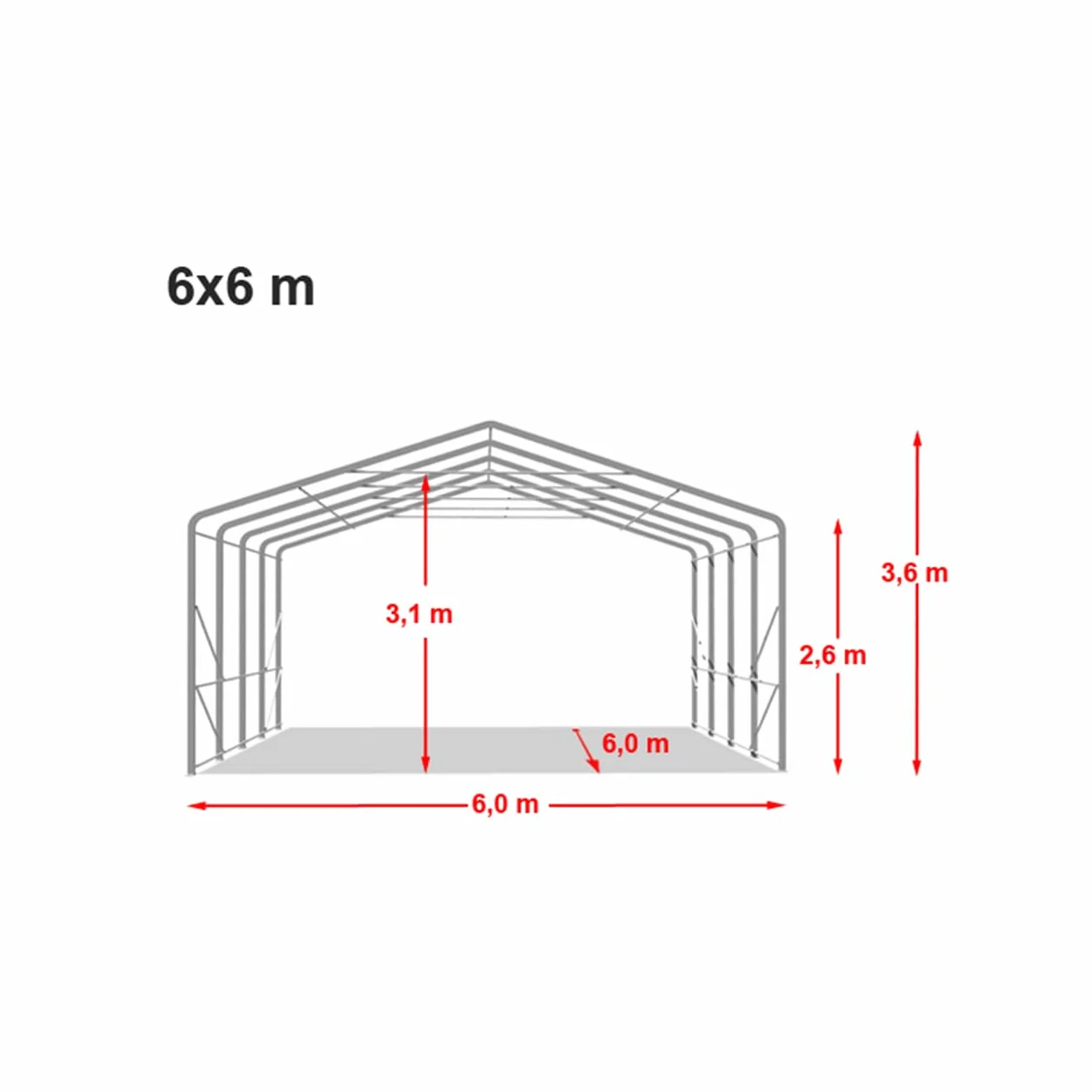 TOOLPORT Weidezelt Premium