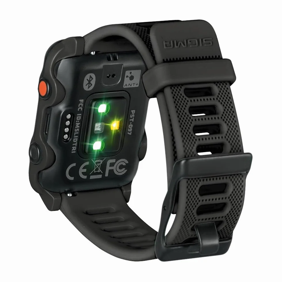 Sigma Sport iD.TRI, GPS Triathlon-Uhr mit Navigation, Smart Notifications, leicht und wasserdicht, inkl. Brustgurt, Geschwindigkeits- und Trittfrequenzsensor sowie Fahrradhalterung