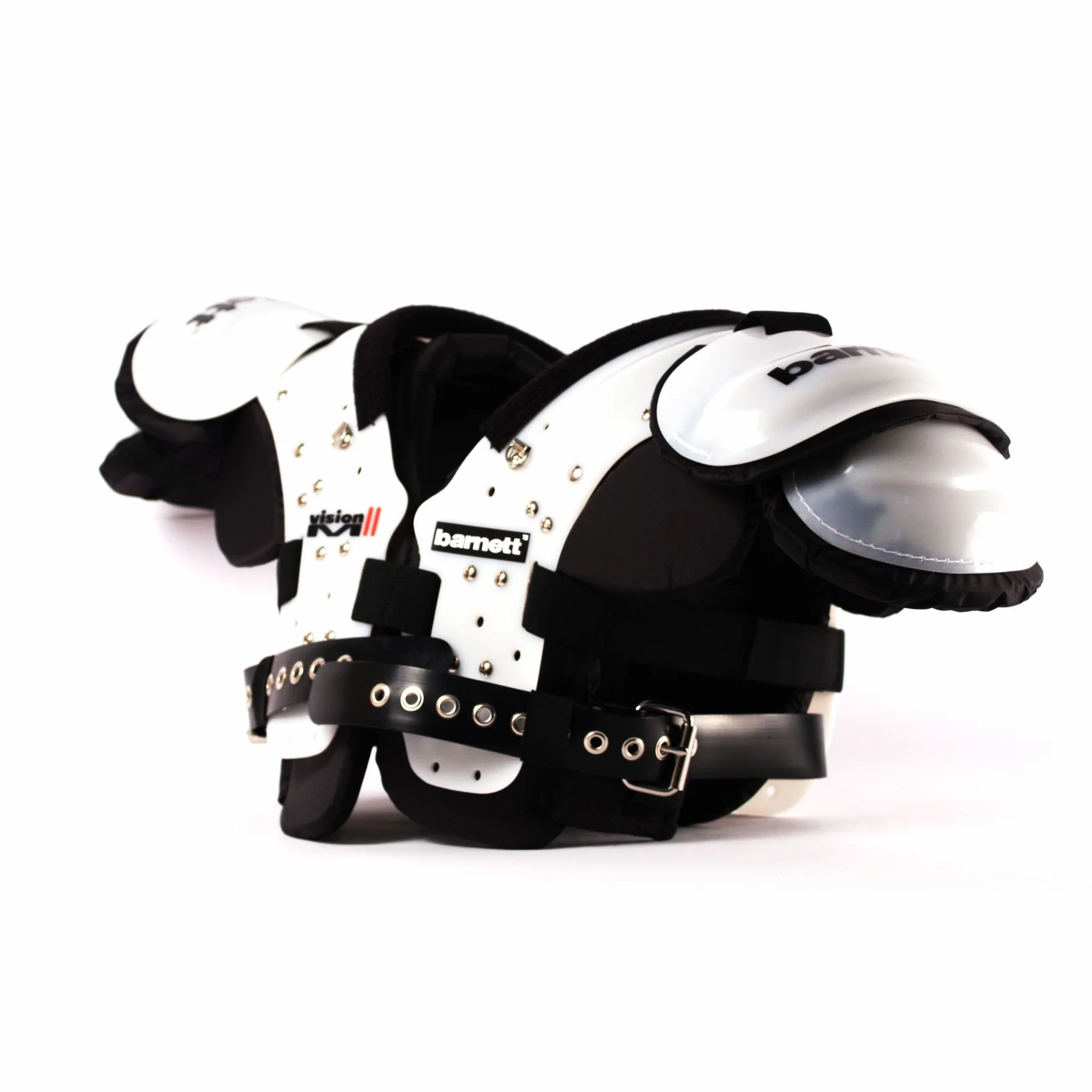 BARNETT Vision II Schwarz L Fußball-Schulterstütze, RB-DB-Te-FB-HB,
