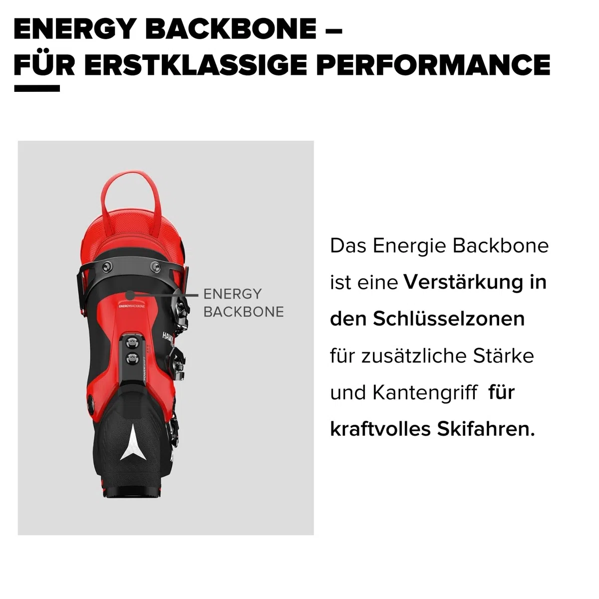 Atomic HAWX Ultra 85 W GW Skischuhe - Damen-Skischuh in Schwarz/Weiß - Boots mit 3D Knöchel & Ferse für anatomische Passform - Schmale Skistiefel mit 98 mm Passform