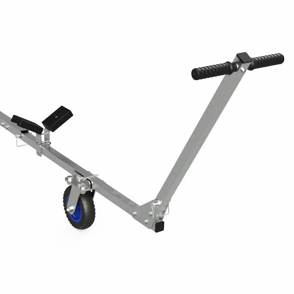 SUPROD Slipwagen Bootswagen Handtrailer faltbar Schlauchbootwagen TR260, PU, Ø 260 mm