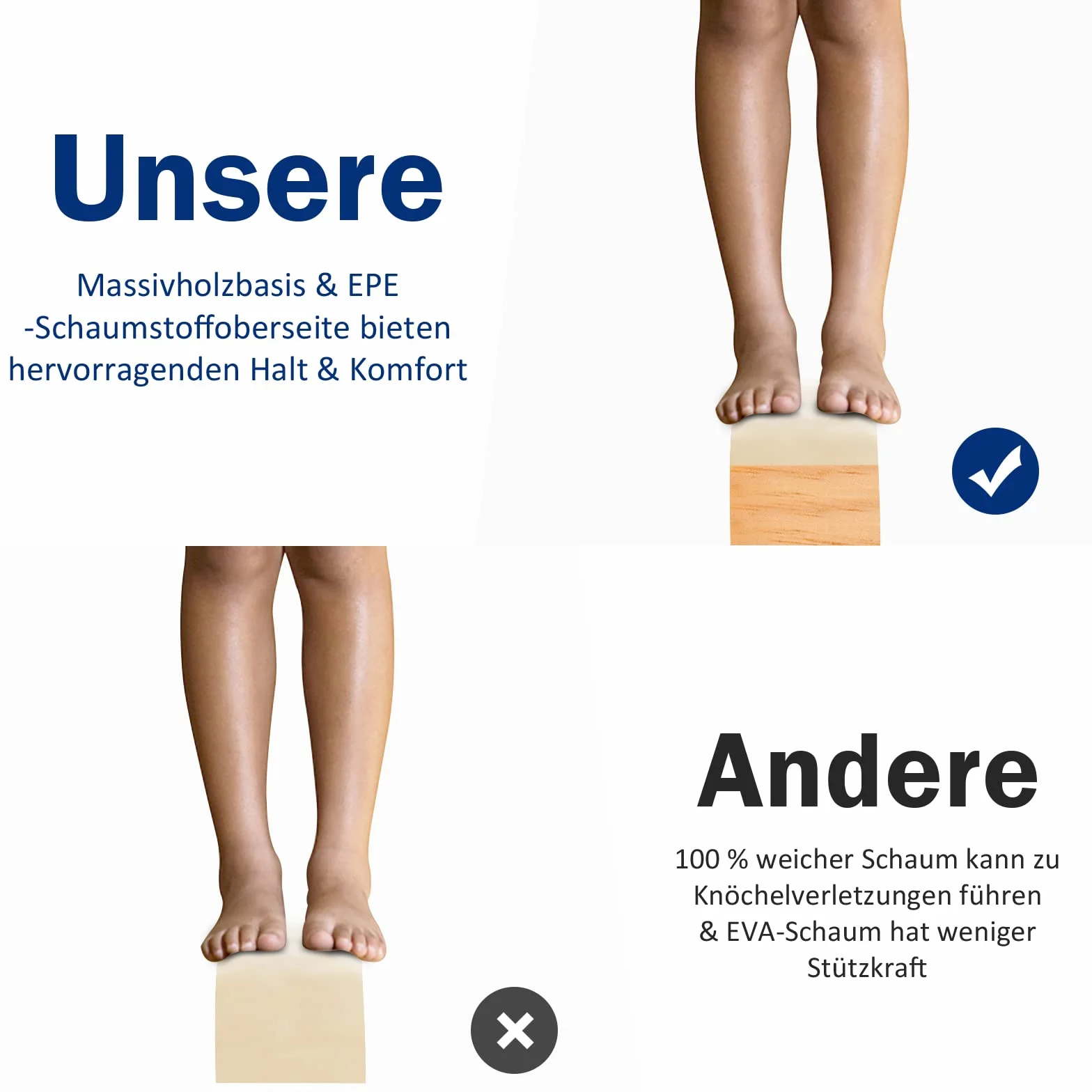 GOPLUS Schwebebalken für Zuhause, 210x10x8cm Gymnastikbalken Balancierbalken mit Griffen, Turnen Balken rutschfest für Kinder & Anfänger