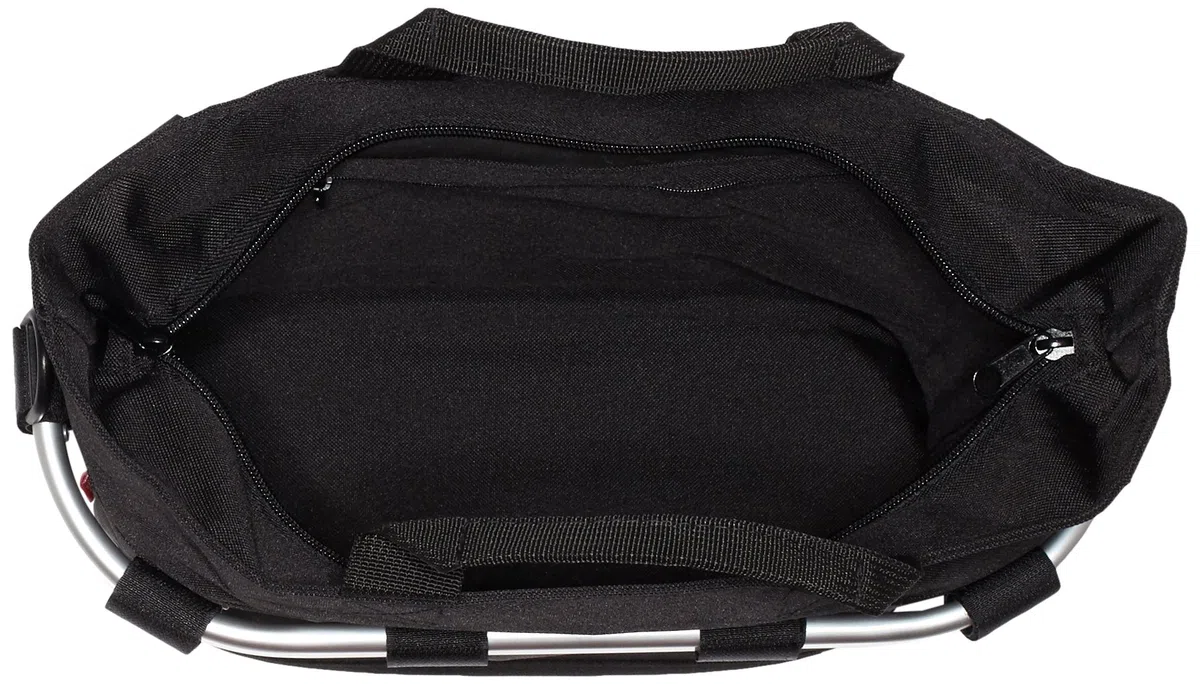 KLICKfix Farradtasche Bikebasket Oval S Schwarz, 34 x 31 x 17.5 cm
