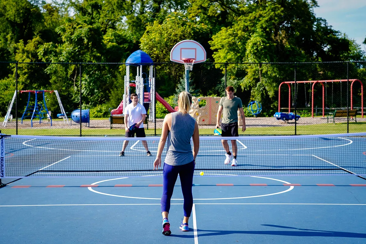 Gamma Sports tragbar Pickleball Net