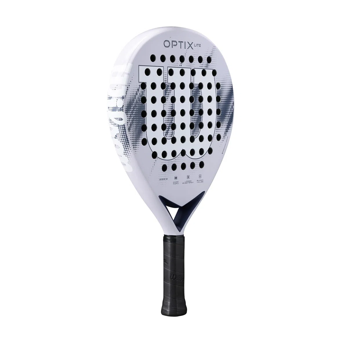 Wilson Optix V2 Lite Padel-Schläger, Anfängerfreundlicher Schläger, Mit Leichter Glasfaseroberfläche, Perfekt für Training oder Freundschaftsspiele