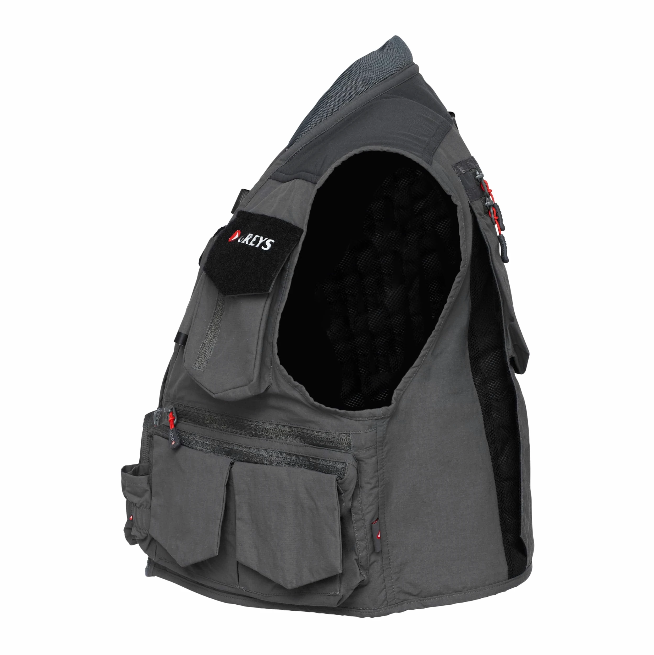 Greys Tail-Fliegen-Angelweste, atmungsaktive Angelweste für Fluss-, See- und Küstenangeln, mehrere Taschen für Fliegenboxen, Vorfächer und Zubehör, bequeme Passform