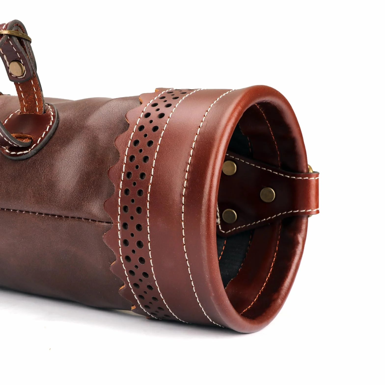 Tourbon Vintage Golf Sonntag Tragetasche mit Balltasche, tragbare Golfschläger-Reisetasche für Tauchbereich