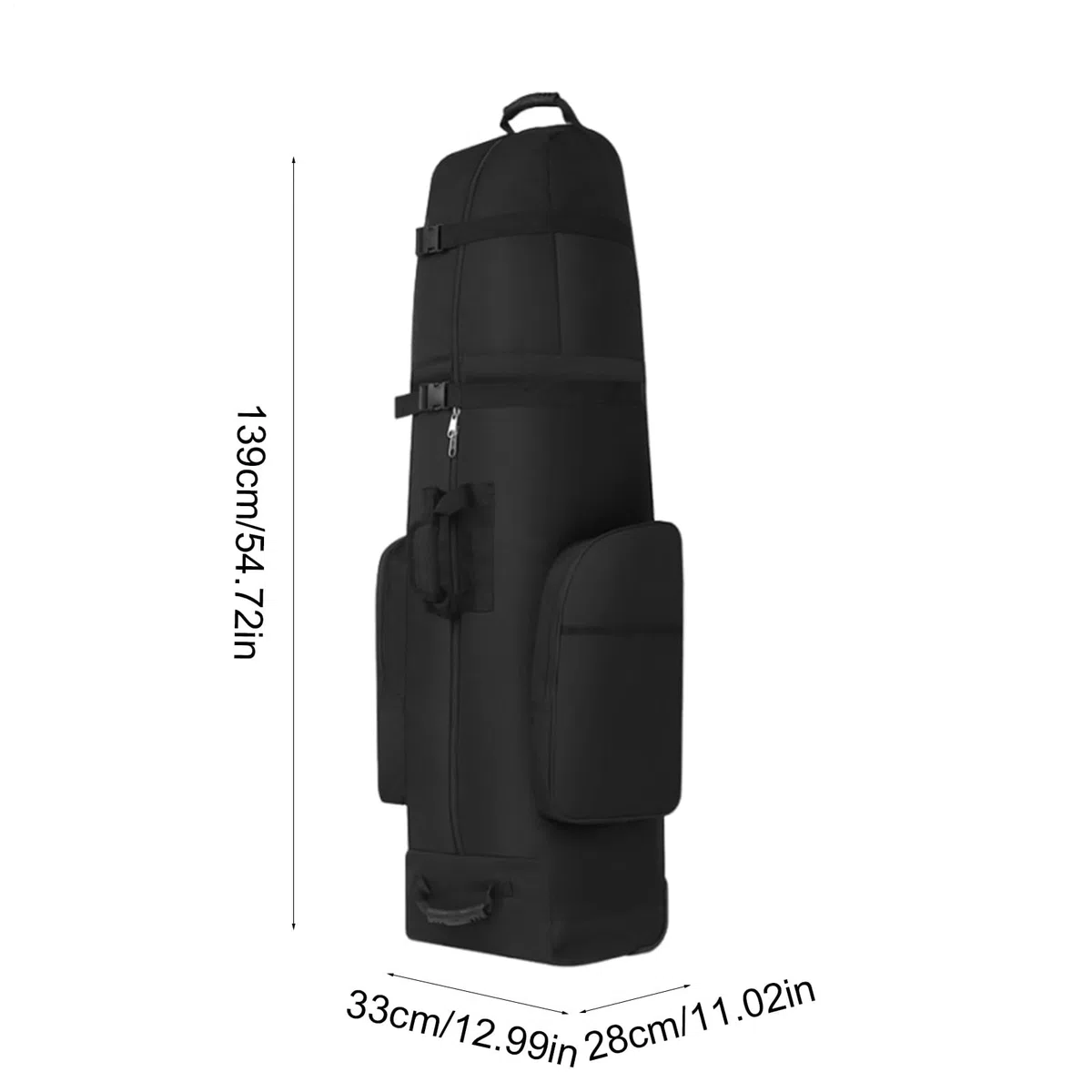 Générique Golf Travel Bag mit Rädern – Golf-Reisetasche – robuste Faltaufbewahrung für Vistaprint, große Kapazität Zepe Golftasche mit Rädern, für Frauen