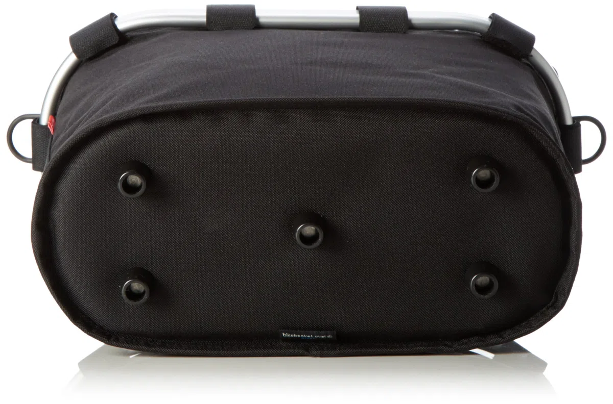 KLICKfix Farradtasche Bikebasket Oval S Schwarz, 34 x 31 x 17.5 cm