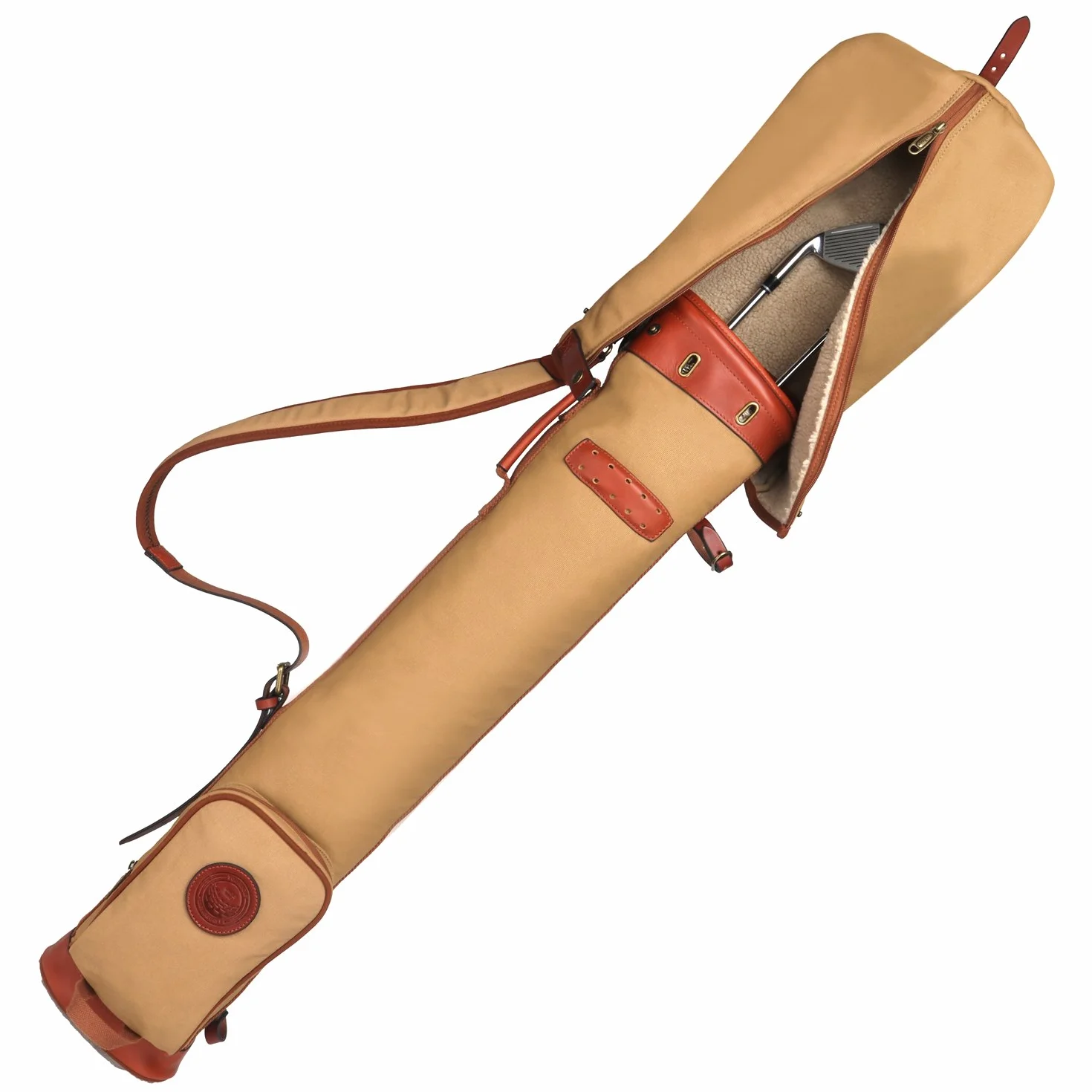 Tourbon Wasserdichte Canvas Golf Club Reisetasche mit weich gepolstertem Schultergurt