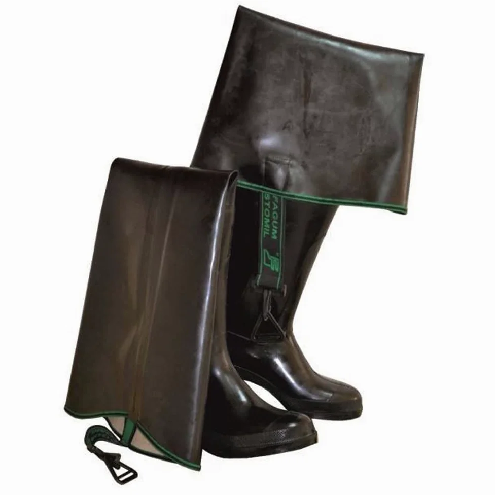 WATSTIEFEL echte Gummi Naturkautschuk Rubber Watthose Anglerhose Teichhose