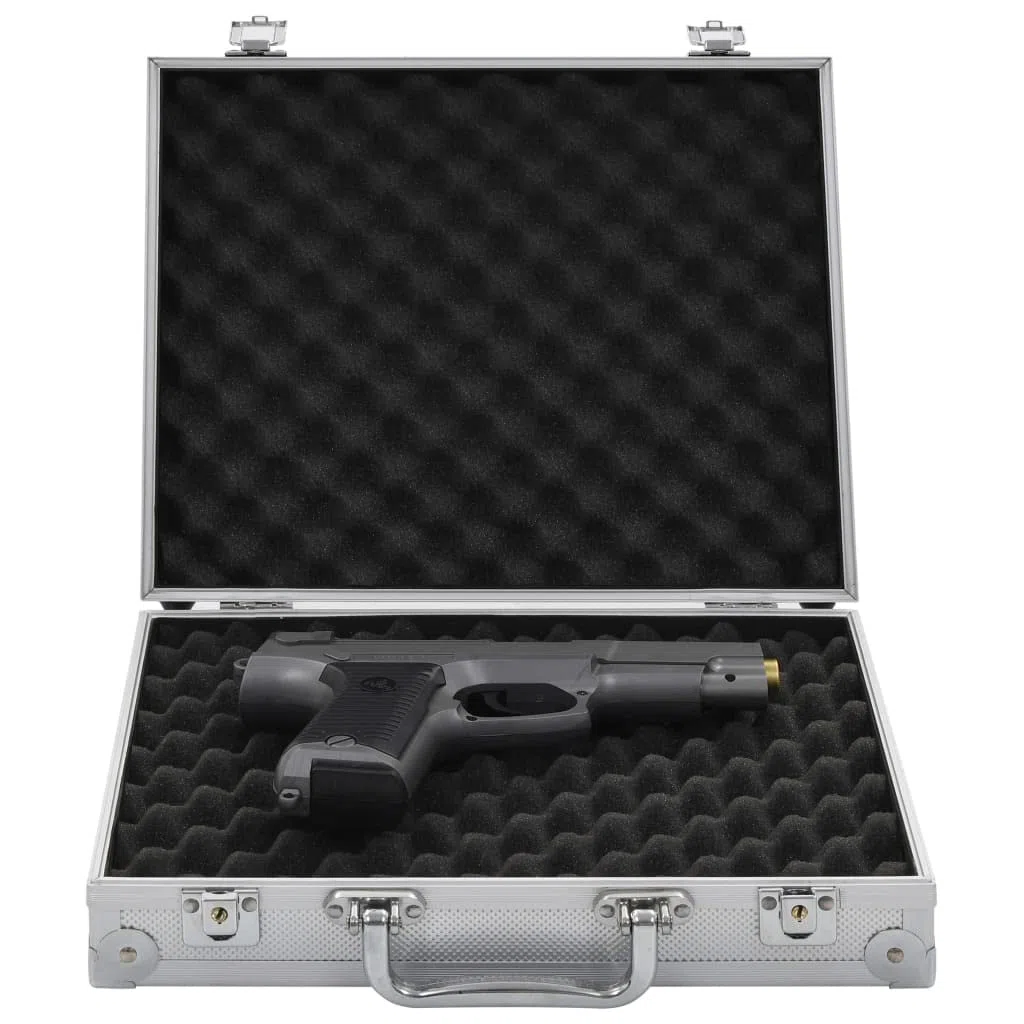 vidaXL Waffenkoffer Aluminium ABS Pistolenkoffer Gewehrkoffer mehrere Auswahl