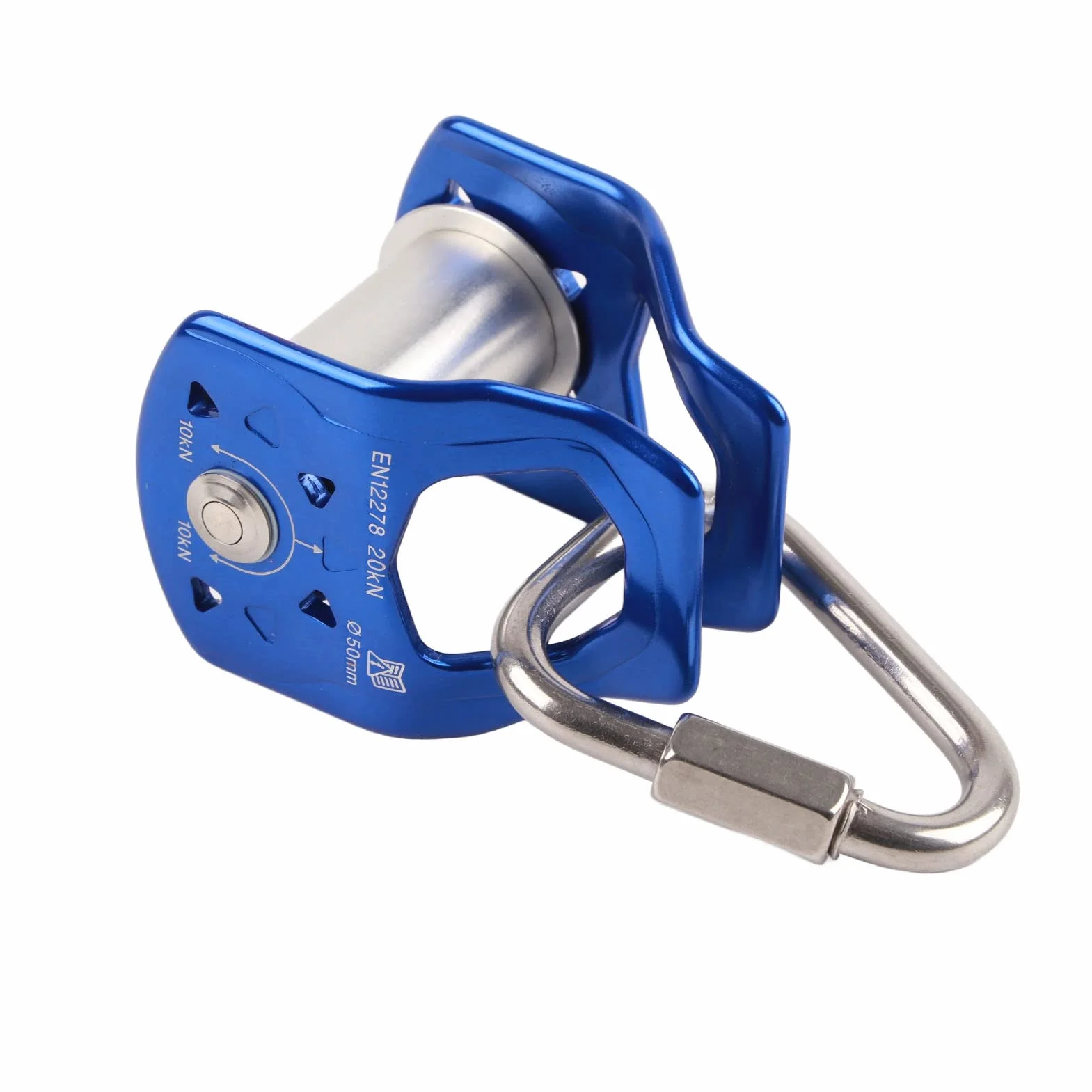 Slackline-Umlenkrolle aus Aluminiumlegierung für und Erwachsene, Outdoor-Sport-Umlenkrolle Zipline, Leicht Gleitend, Vielseitig Einsetzbar Zipline