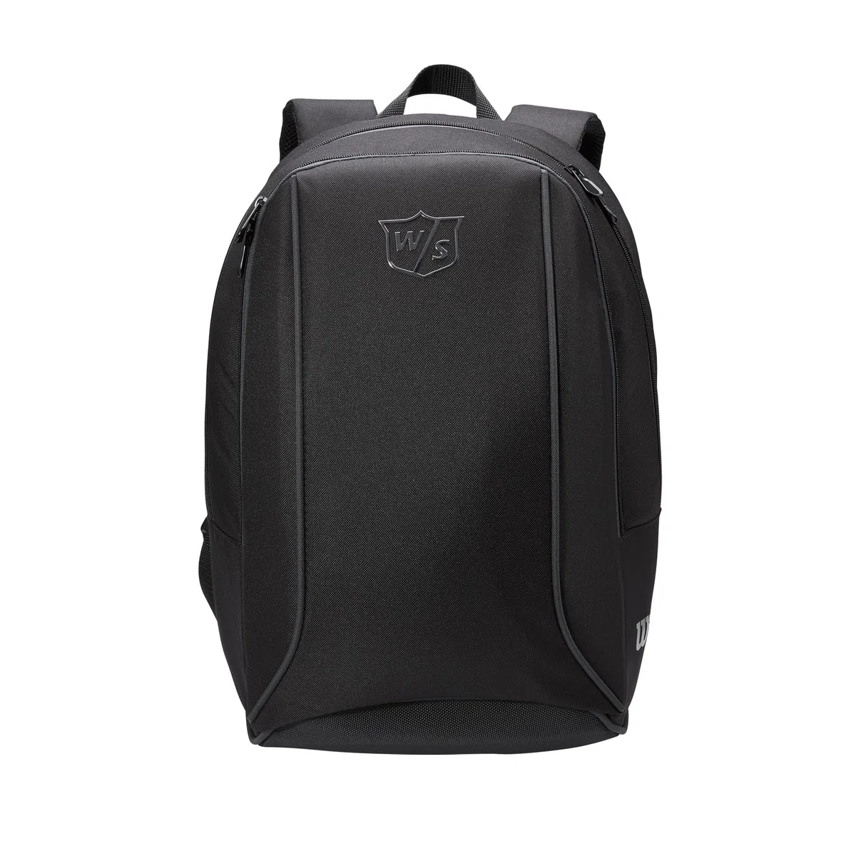 Wilson Rucksack, W/S Backpack, Mit 3 Fächern, Golf-Zubehör für Damen und Herren, Schwarz