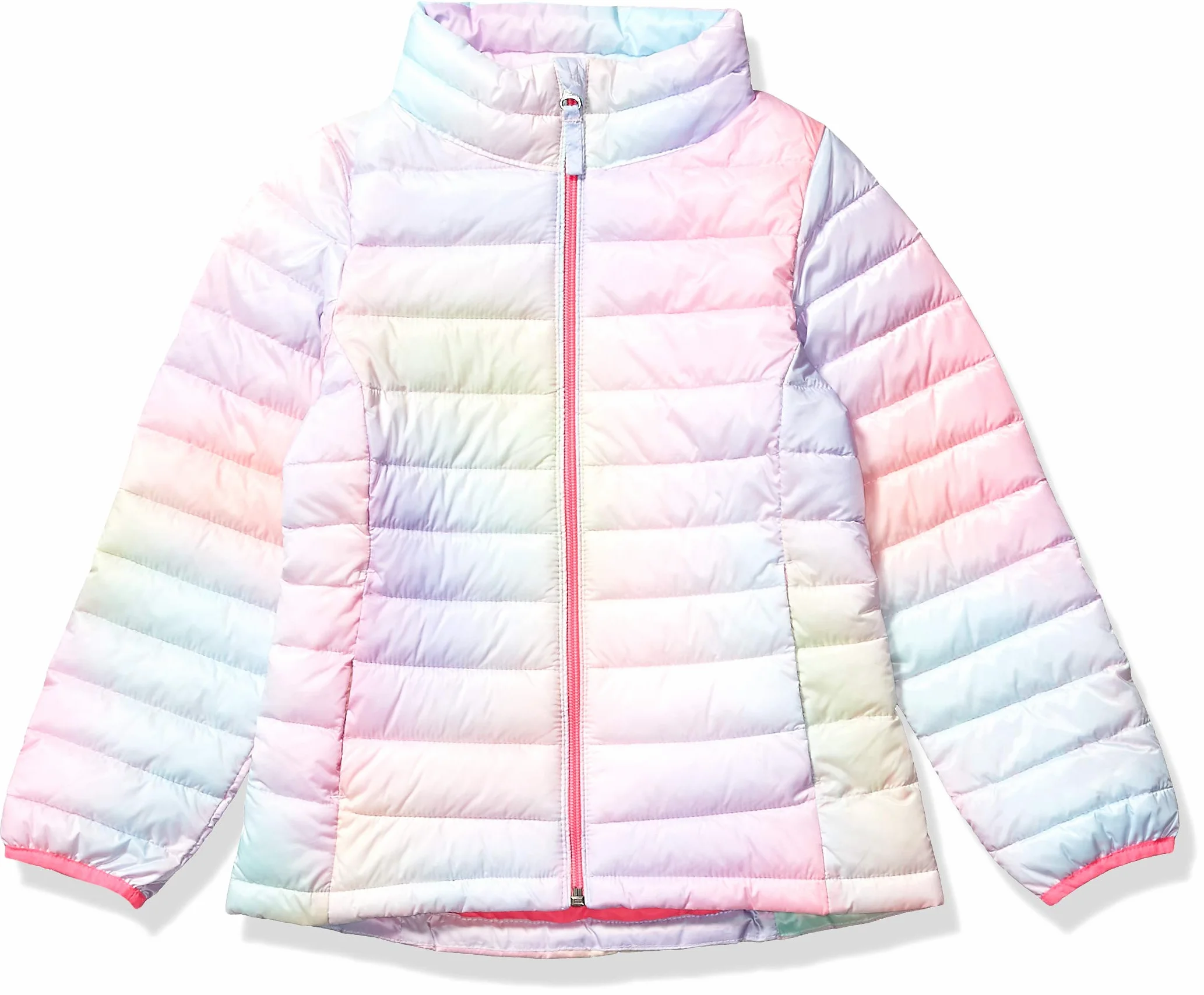 Amazon Essentials Mädchen Leichte Wasserabweisende verstaubare Pufferjacke mit Stehkragen