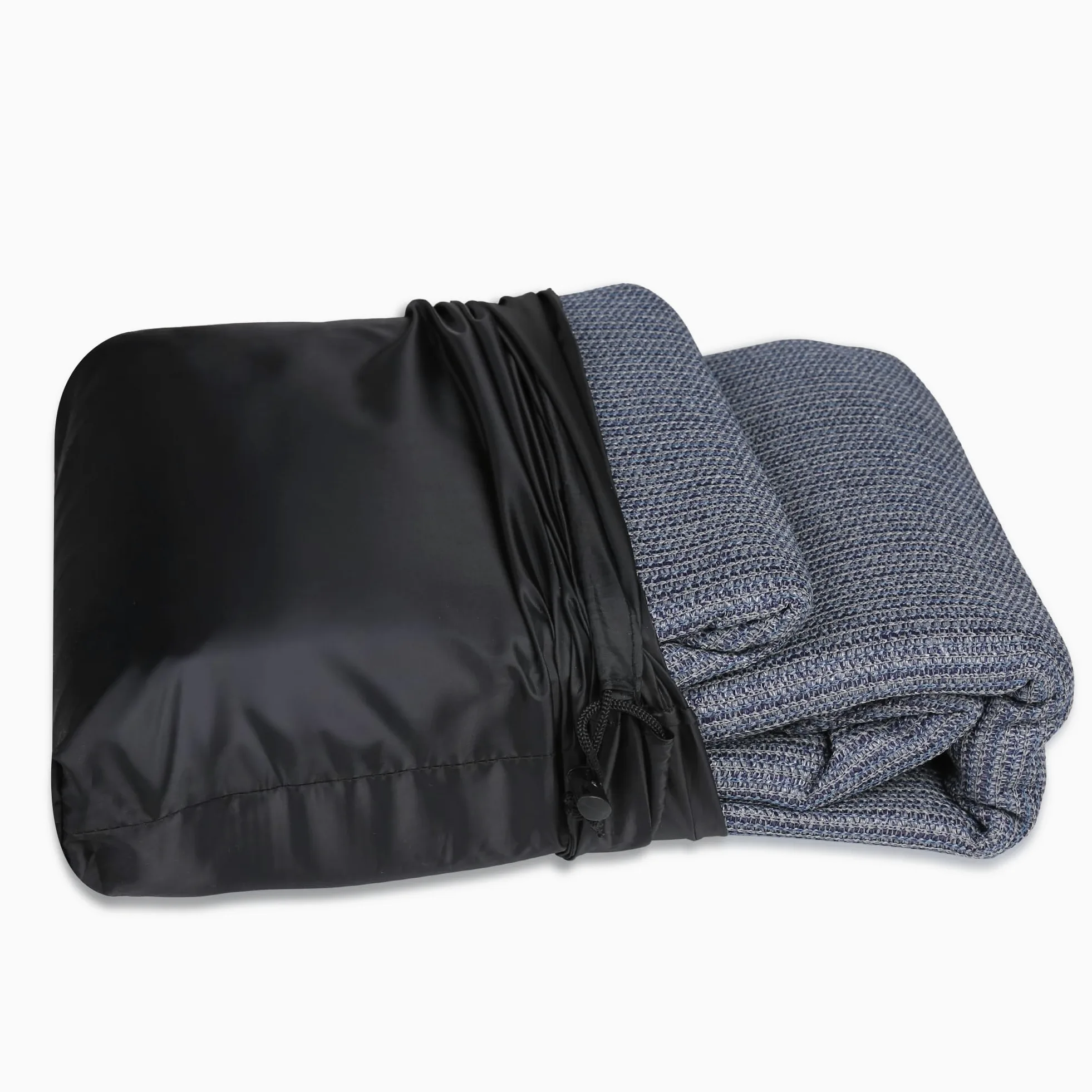 your GEAR Toskana HDPE Vorzeltteppich 300x500cm – Outdoor Teppich wetterfest & atmungsaktiv, ideal als Camping Teppich, Picknickdecke, Balkon Teppich, stabile D-Ringe, Tasche inklusiv, Camping Zubehör