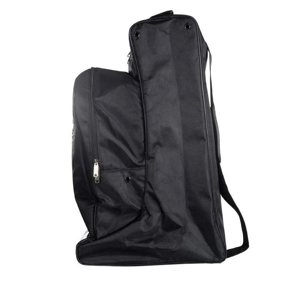 HKM Leichte Tasche für Stiefel und Helme, langlebig, wasserdicht, weiches Innenfutter, schützende Polsterung, Standardgröße für Reithelm und Stiefel