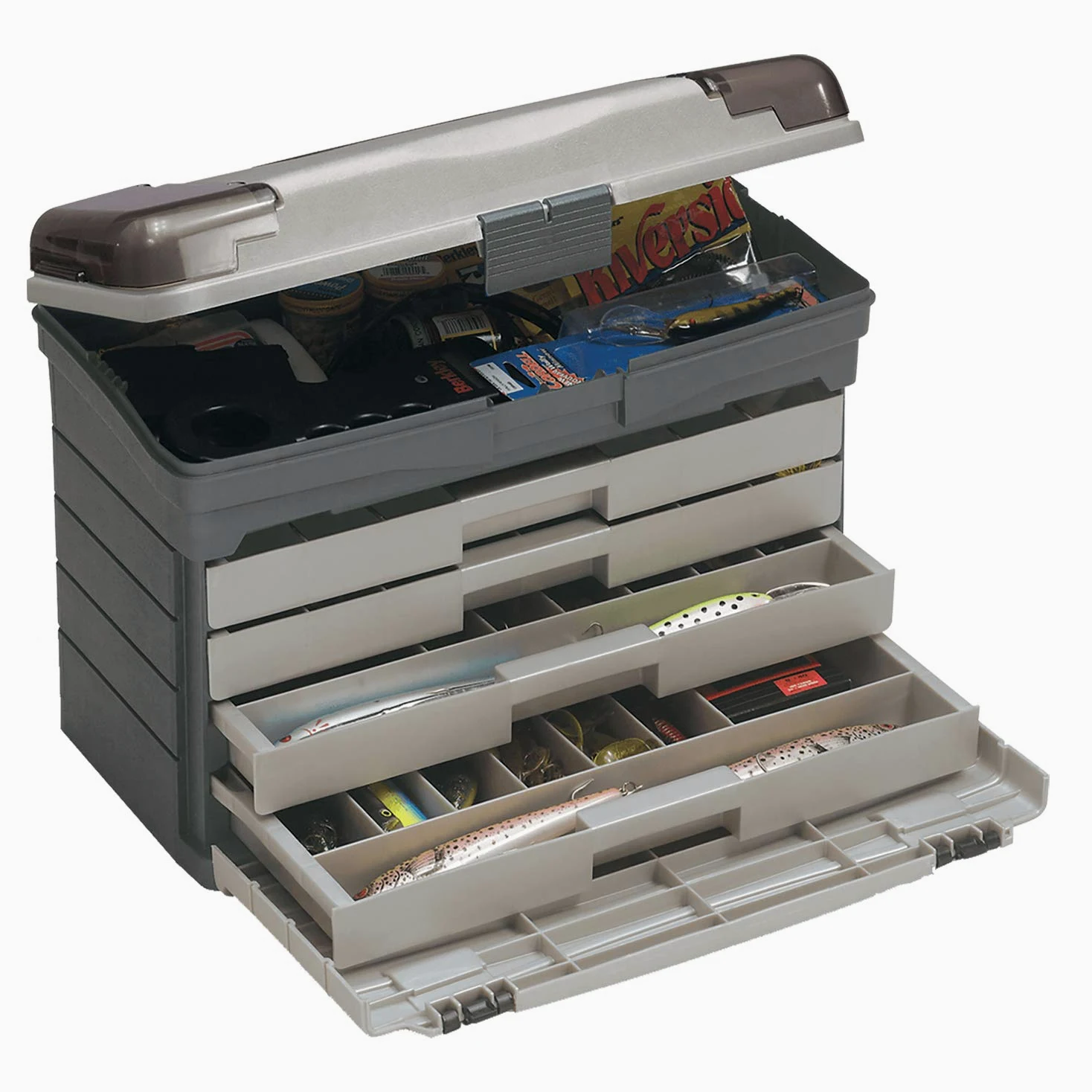 Plano 137401 von Rack System 3700 Angelbox, mehrfarbig, 40,6 x 30,5 x 43,8 cm, 2,7 kg, Graphit/Sandstein