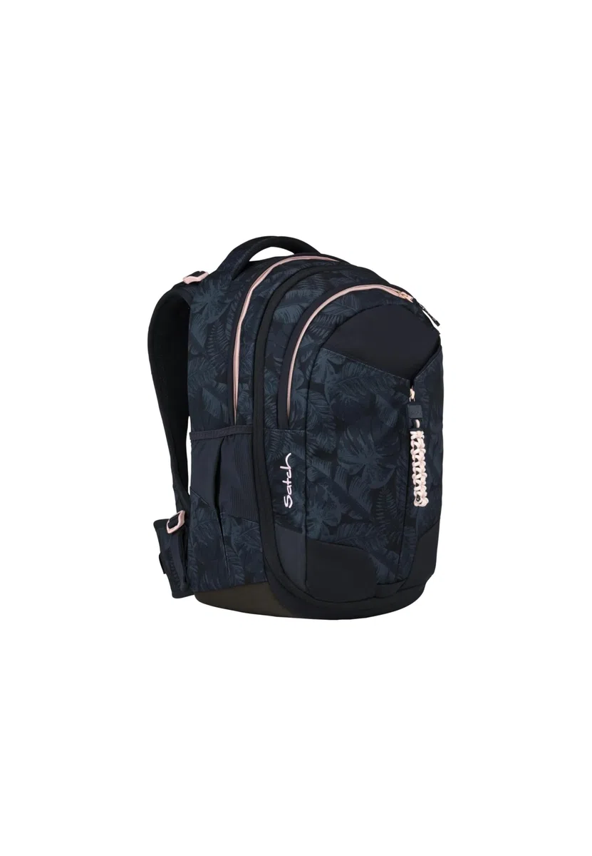 Satch Match ab 5. Klasse, ergonomisch, 35 L Stauraum, standfest, Organisationstalent Midnight Jungle - Blau