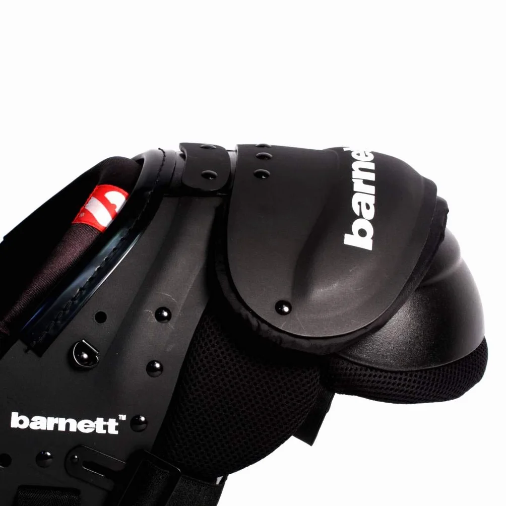 BARNETT Mark II American Football Pro Schulterstütze, Schwarz, Größe M, RB-DB-Te