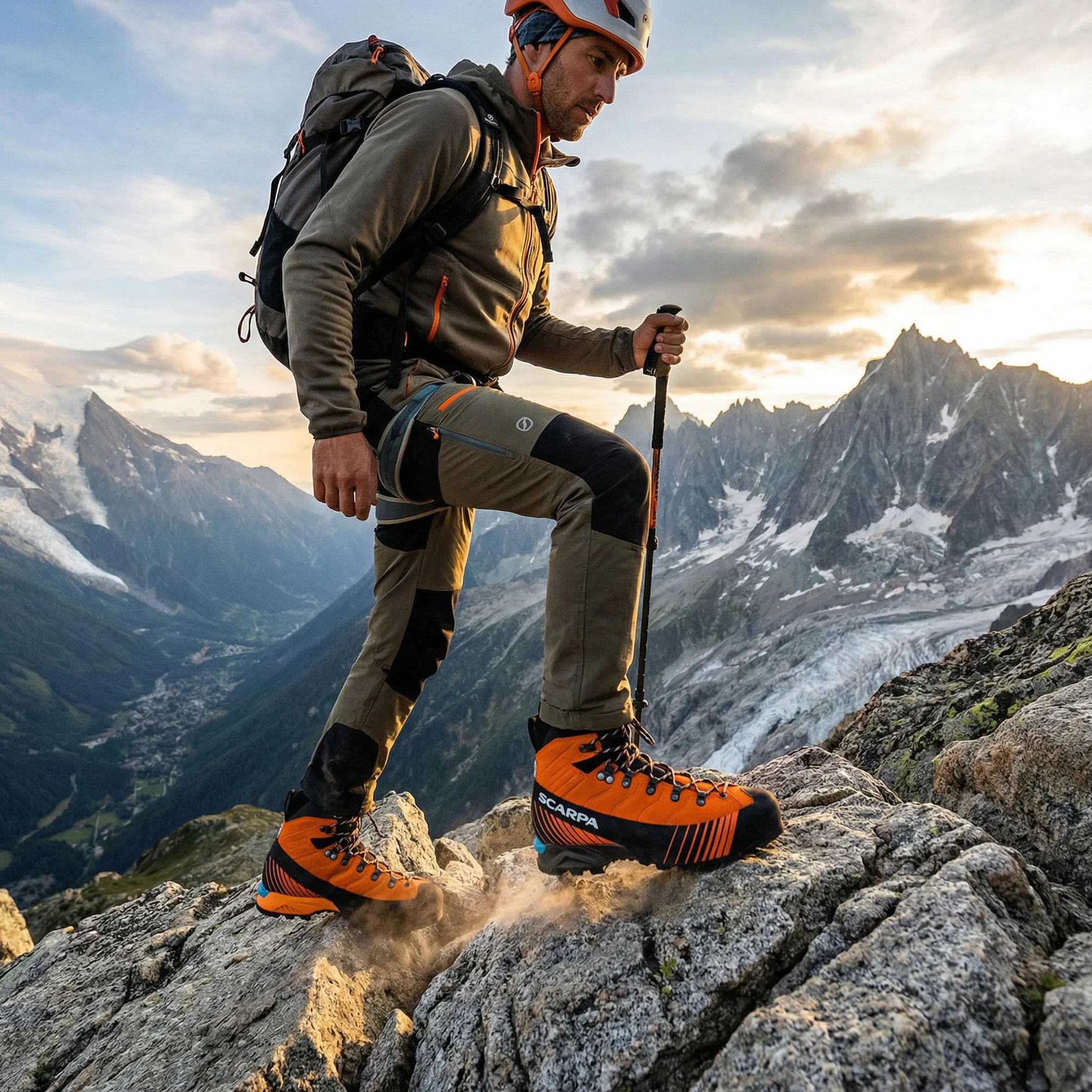 Scarpa Ribelle HD Alpinschuh Herren braun/grün
