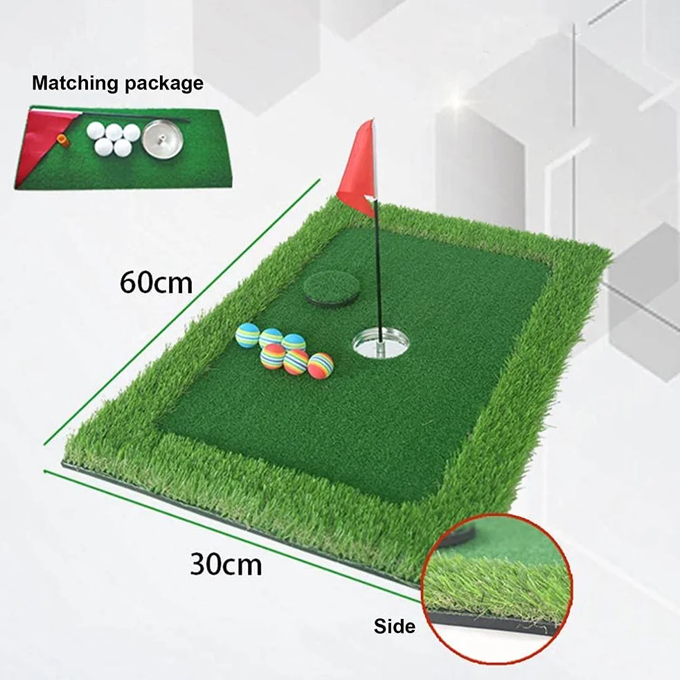 Floating Green Pool， Putting Green Minigolf Übungshilfe Hinterhof Indoor Outdoor Pool