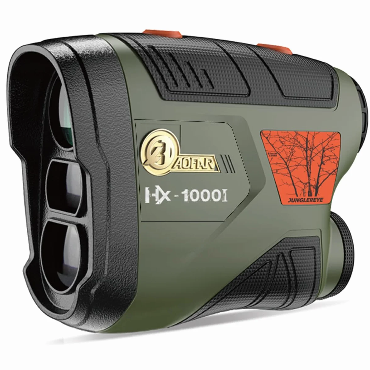 AOFAR HX1000 Entfernungsmesser Jagd & Bogenschießen, 1000Y Winkel- & Horizontalentfernung, Entfernung, Scan und Geschwindigkeitsmodus, kostenlose Batterie-Geschenkpaket, wasserdicht, 6X Vergrößerung