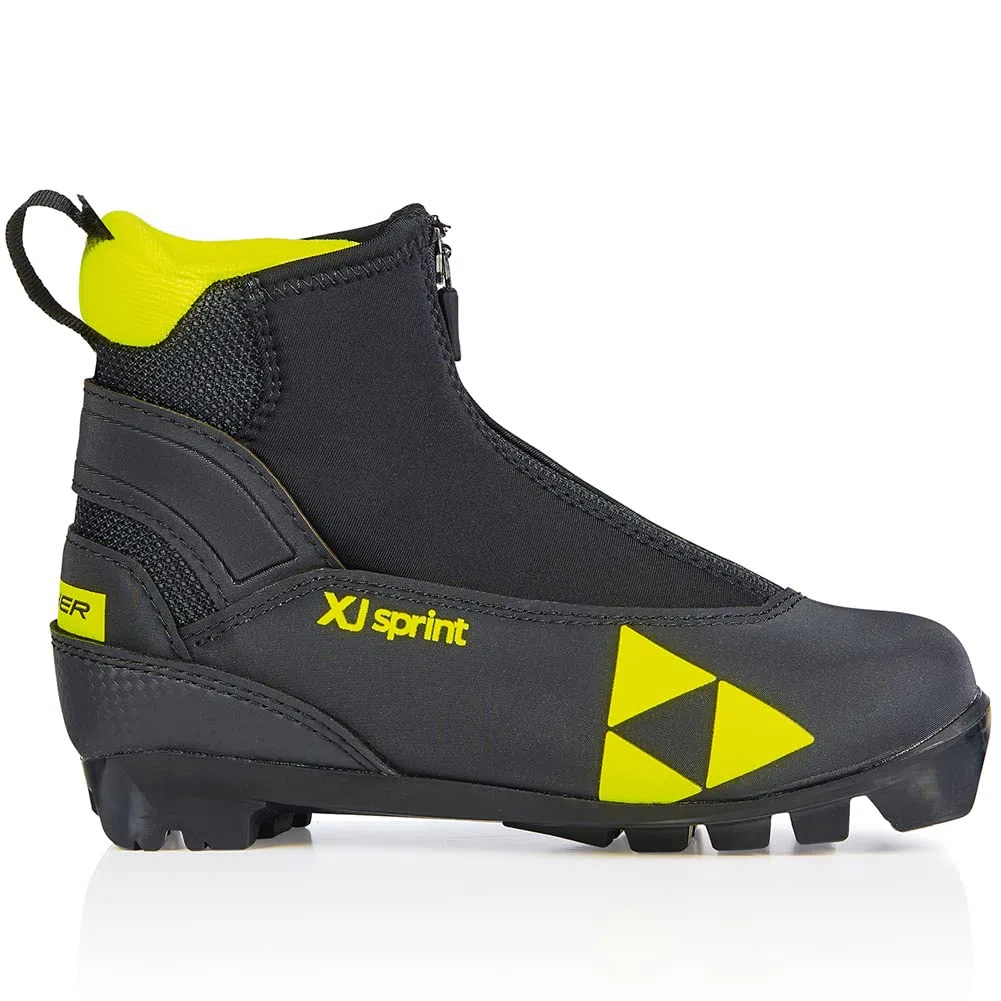 Fischer XJ Sprint Kinder Langlaufschuhe Klassisch schwarz NEU schwarz