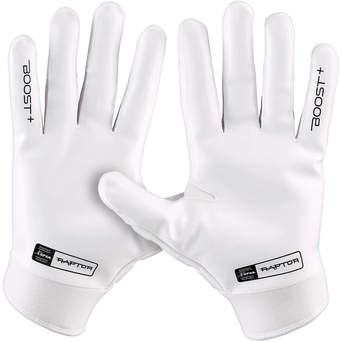 Grip Boost Fußballhandschuhe Raptor 2.0 Gepolsterte Herren Lineman Handschuhe mit Boost Plus Grip Technologie