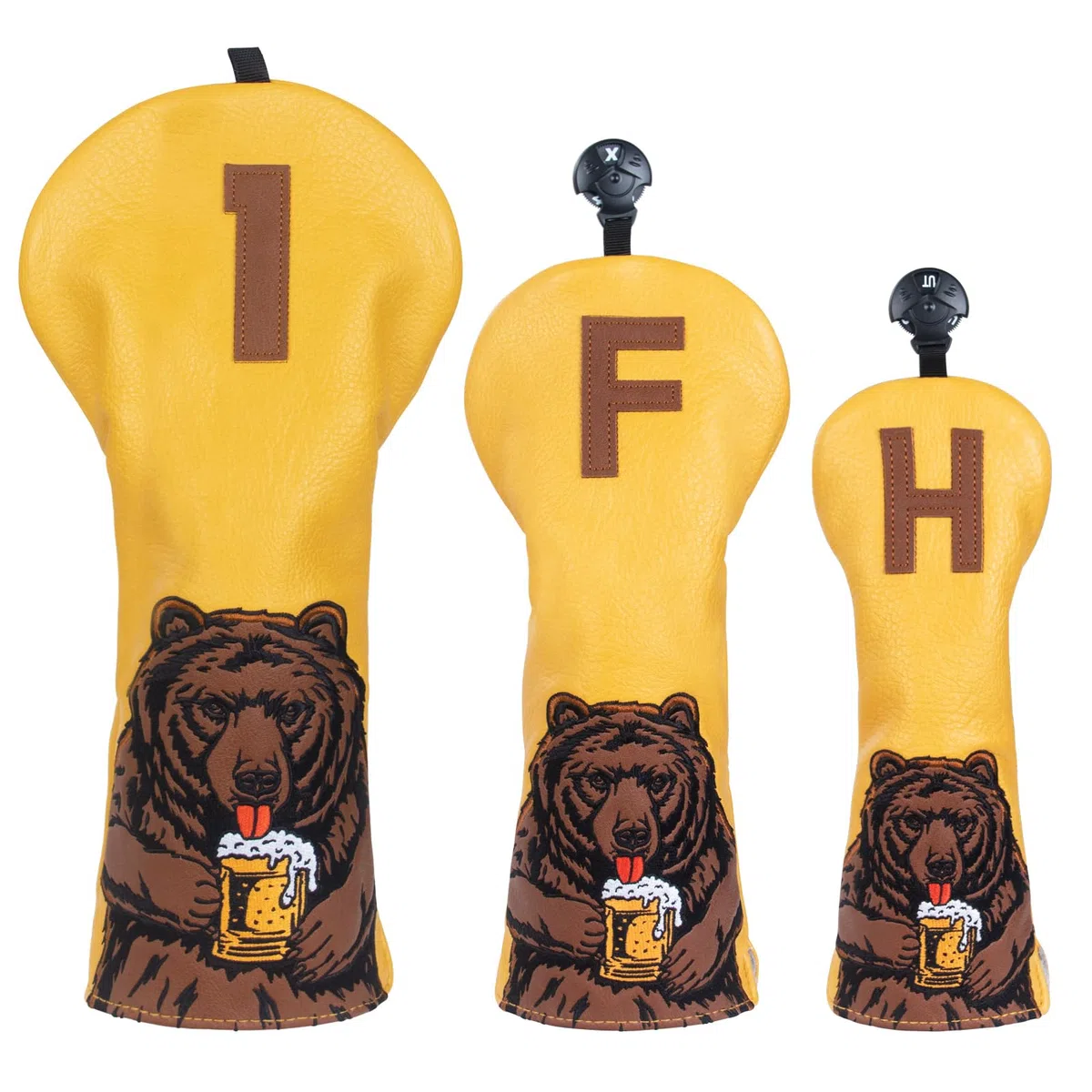 Golfschlägerhaube, Golfschlägerhaube, Fahrer-Schlägerhaube, Fairway-Holz-Schlägerhaube, Hybrid-Schlägerhaube, Golfschlägerhaube, Schlägel, Putterabdeckung, Bierbär
