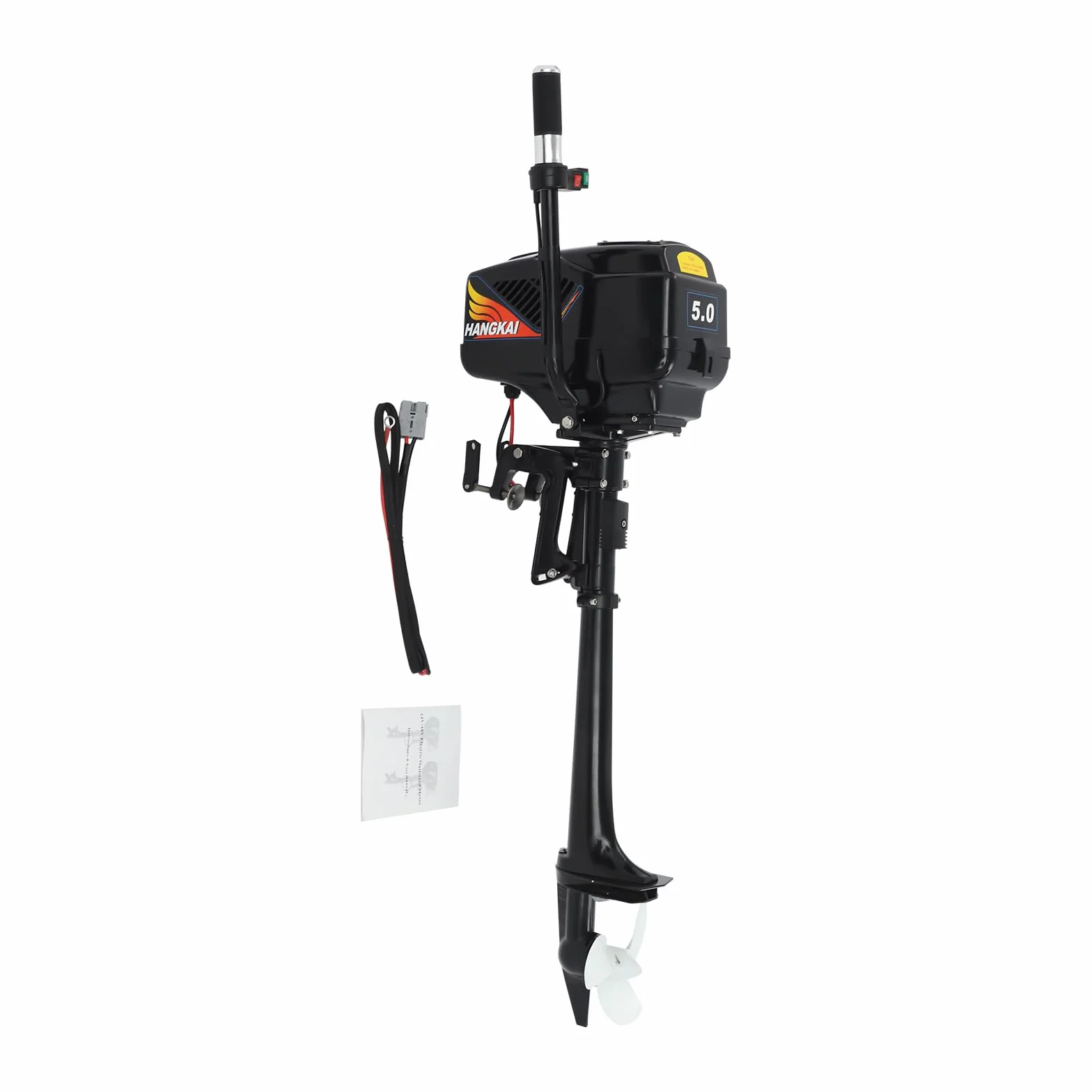 Leiser Elektro Trolling Bootsmotor Elektrischer Außenbordmotor 1200W 48V Bürstenloser Kupfermotor 800kg Schub Kurzwelle für Boote 2-4m Angeln Schlauchboot Fischerboot