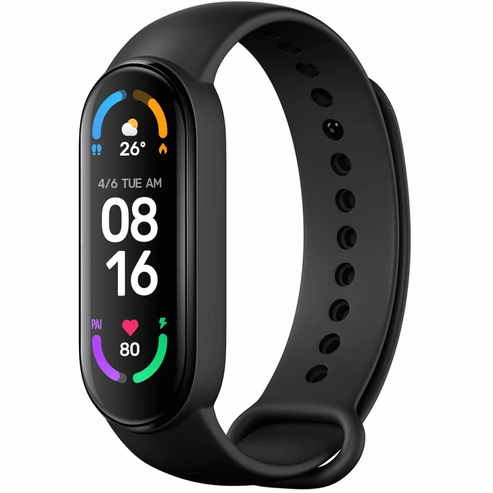 Xiaomi Mi Smart Band Fitness-Tracker & Aktivitäts-Tracker (TFT-Display, SpO2 Tracking, Schlafüberwachung, Herzfrequenzmessung, Benachrichtigungen, Schrittzähler, 5ATM wasserdicht, Mi Fit App)