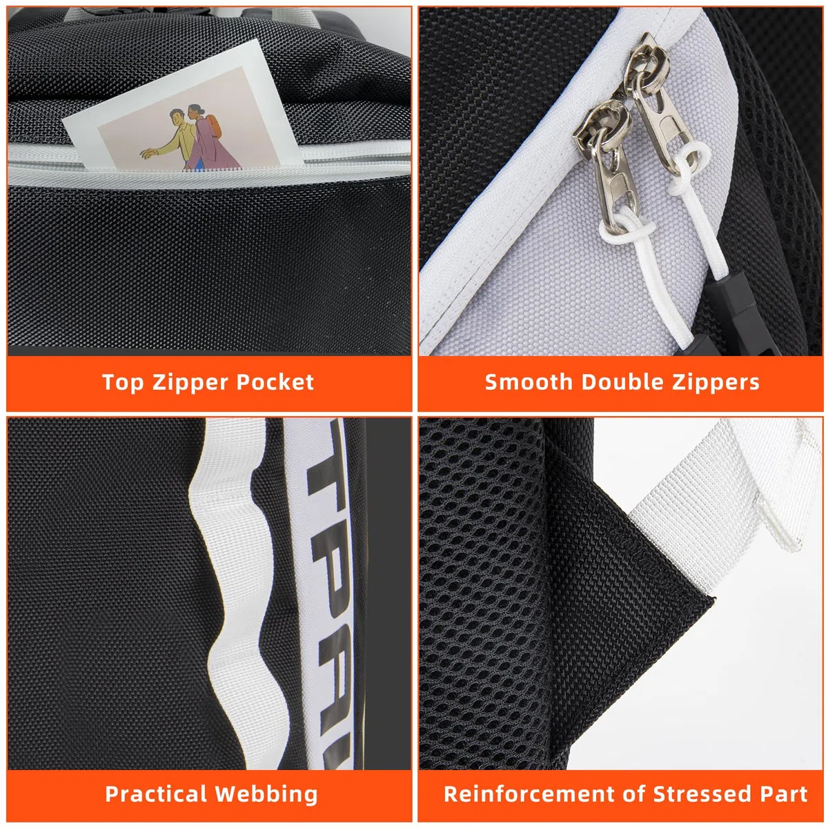 KINGSLONG Basketball Rucksack Fußballrucksack Große Kapazität Softball Tasche mit Schuhfach und Zaunhaken, leichte Fußball Volleyball Softball Ausrüstung für Schläger, Helme, Hüte,Schuhe