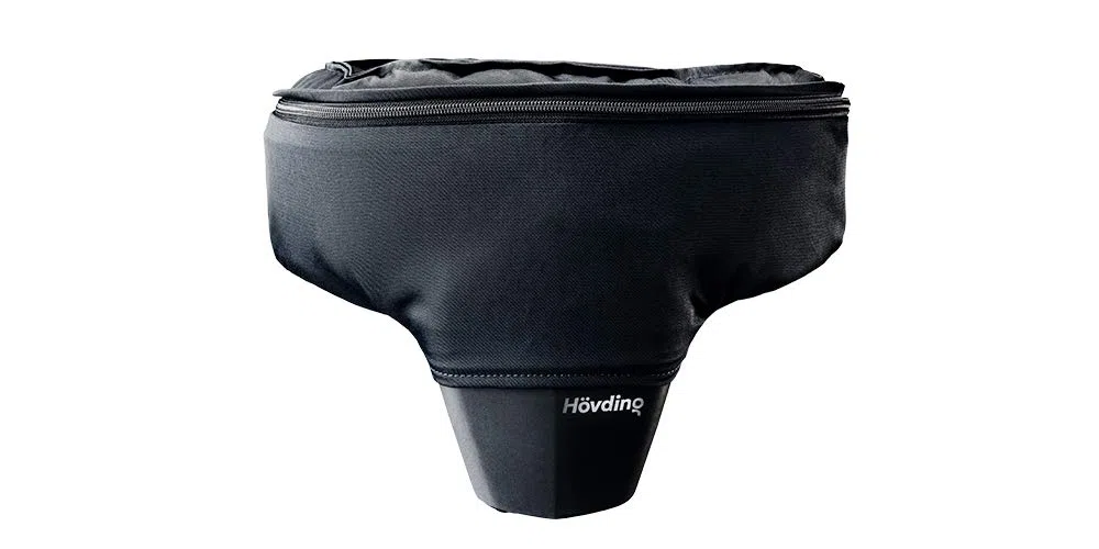 Hövding Airbag Fahrradhelm, 52 – 59 cm Kopf Umfang, Fahrrad Airbag Kragen - Hals, Helmairbag, Kopfschutz Radfahrer Helmkragen, Sicherheitshelm, Version 06.2024