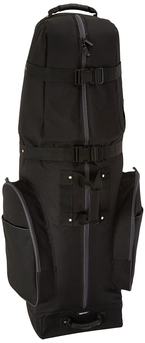 Amazon Basics - Golf-Reisetasche, weich gepolstert an den Seiten, Schwarz