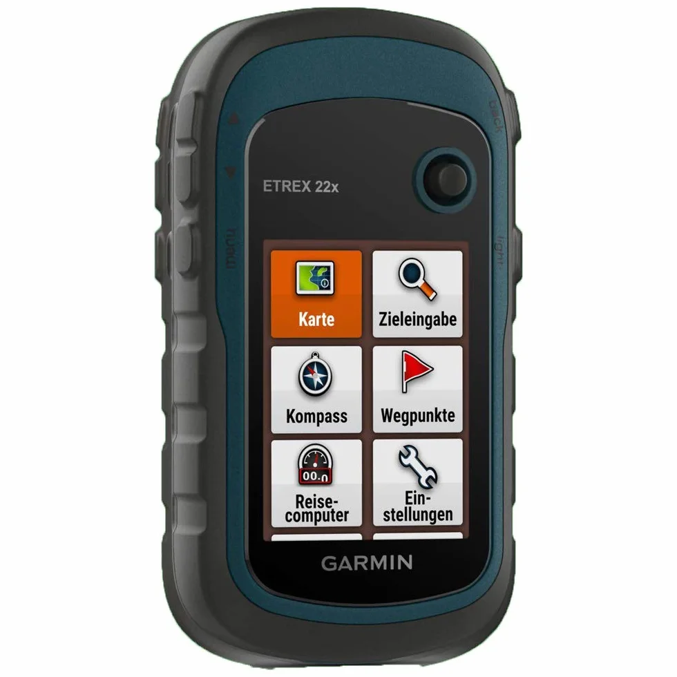Garmin eTrex 22x – Robustes, wasserdichtes GPS-Outdoor-Navi mit 2,2" (5,6 cm) Farbdisplay mit Tastenbedienung, vorinstallierter TopoActive-Europakarte und 25 Std Akkulaufzeit