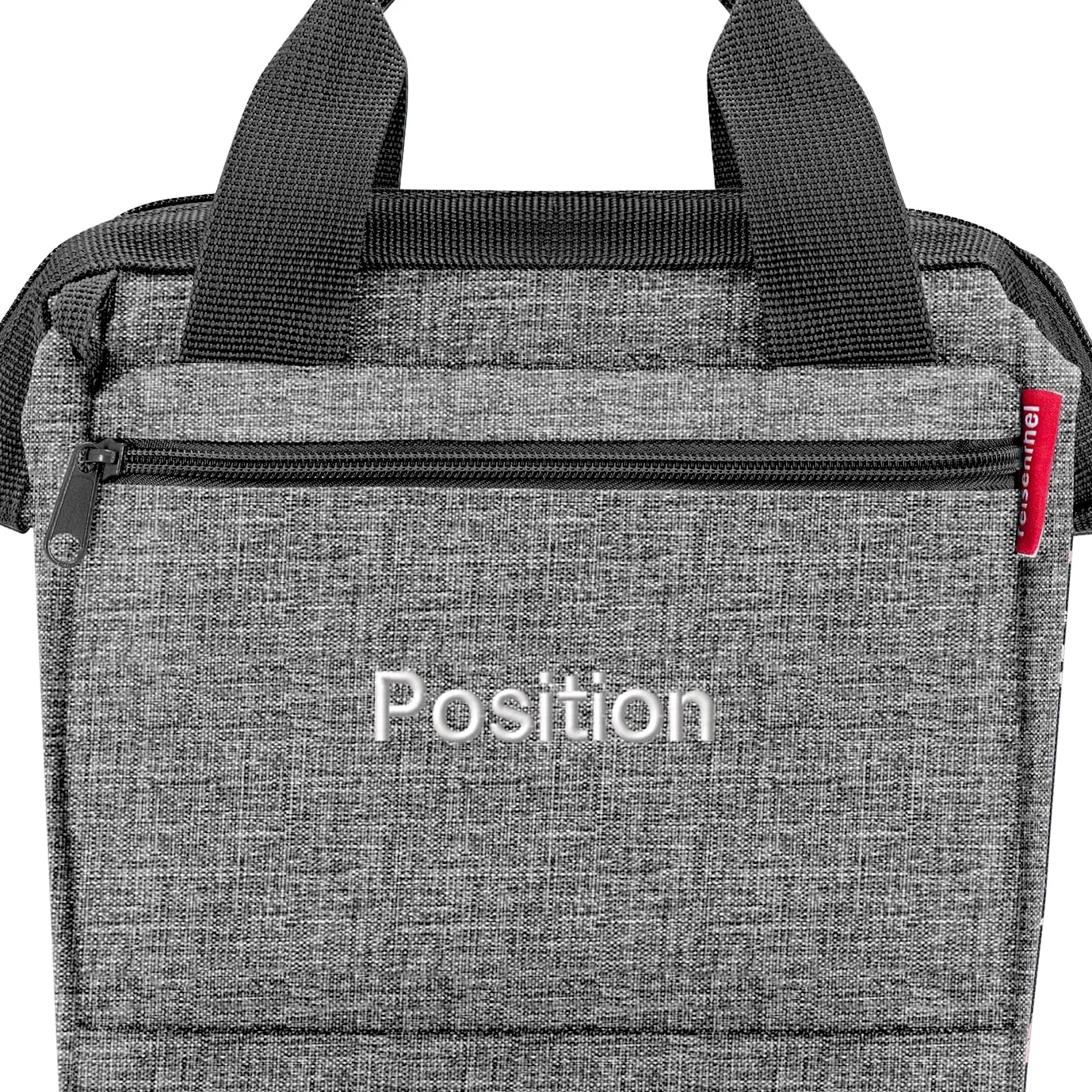 reisenthel allrounder cross in Twist Silber – Kleine Crossbody Bag mit abnehmbarem und verstellbarem Schultergurt – Aus wasserabweisendem Material