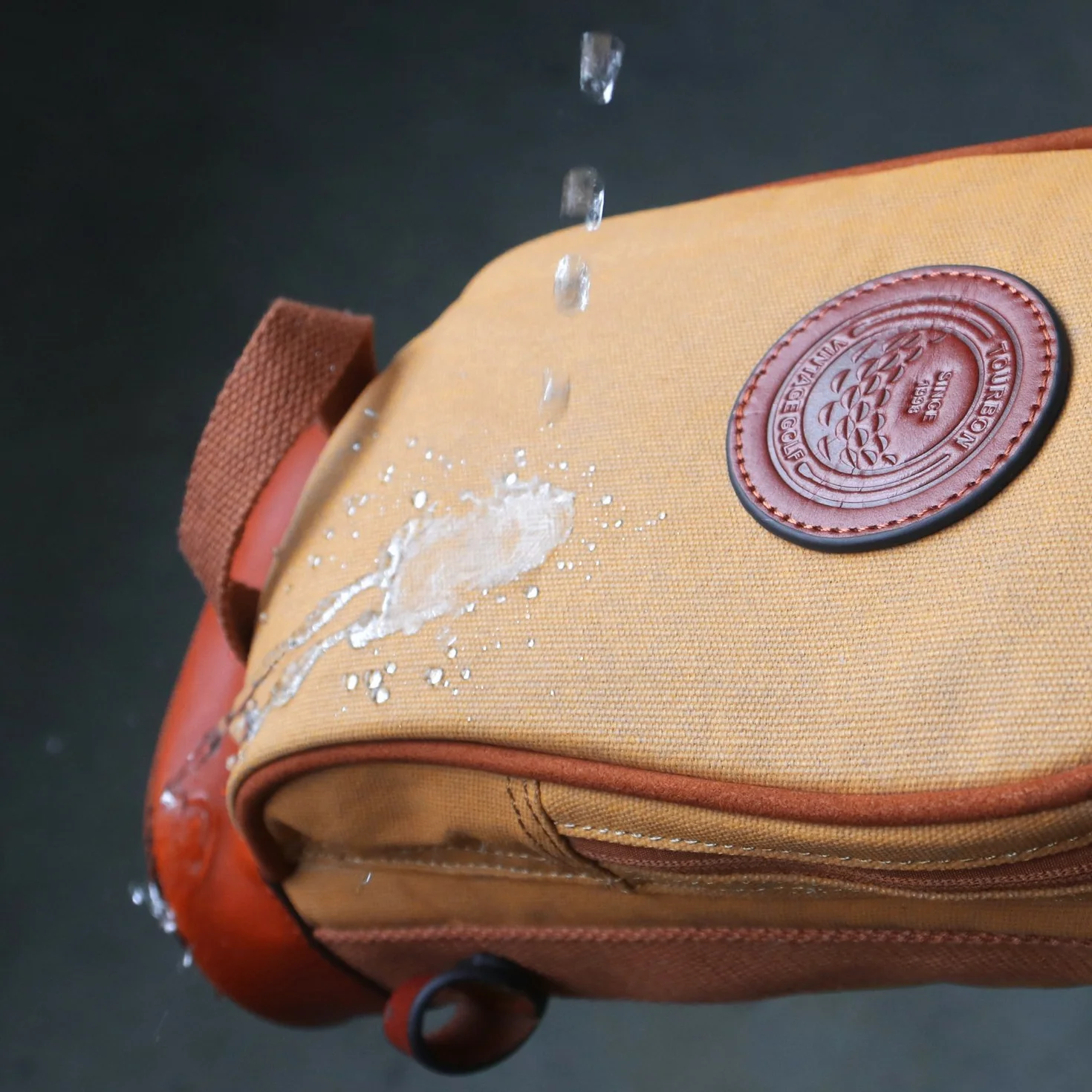 Tourbon Wasserdichte Canvas Golf Club Reisetasche mit weich gepolstertem Schultergurt